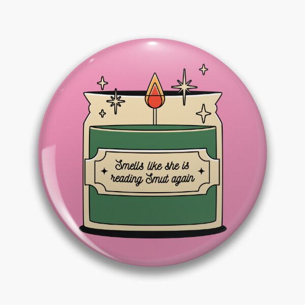 Item preview, Smells Like She is Reading Smut Again Illustrated Bookish Type  designed and sold by Magyarmelcsi Illustration.