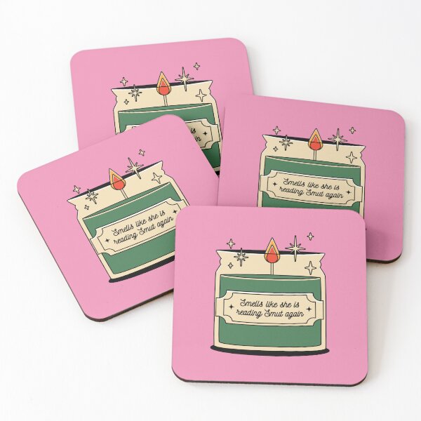 Item preview, Smells Like She is Reading Smut Again Illustrated Bookish Type  designed and sold by Magyarmelcsi Illustration.