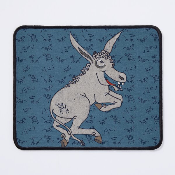 Item preview, Little funny donkey with doodle tattoo designed and sold by einechtervogel.