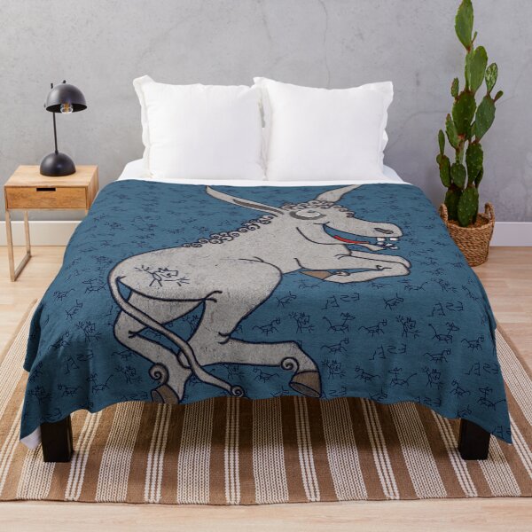 Item preview, Little funny donkey with doodle tattoo designed and sold by einechtervogel.
