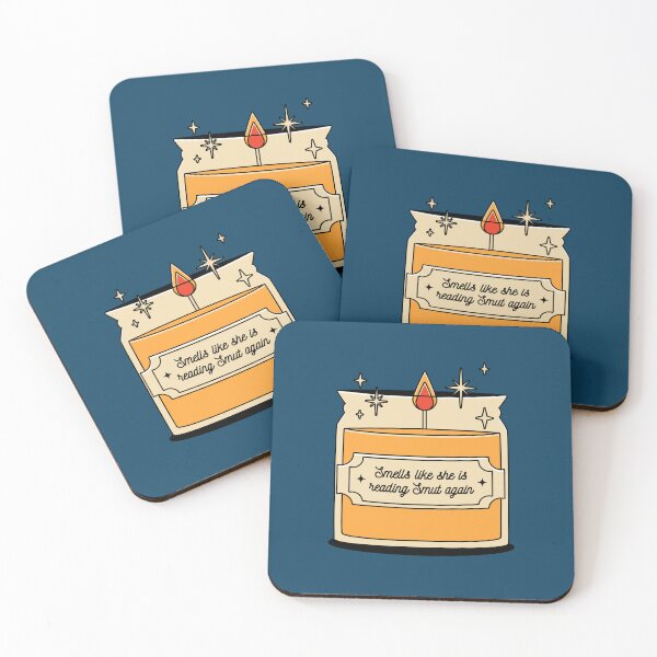 Item preview, Smells Like She is Reading Smut Again Illustrated Bookish Type  designed and sold by Magyarmelcsi Illustration.