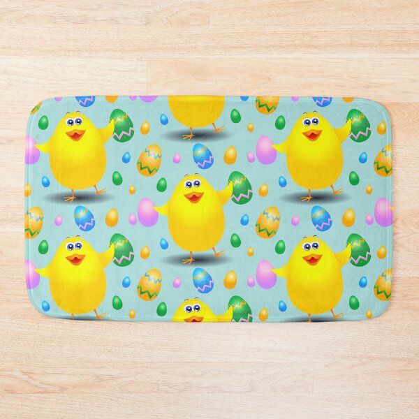 Item preview, Happy chick with Easter eggs designed and sold by LuisaVenturoli.