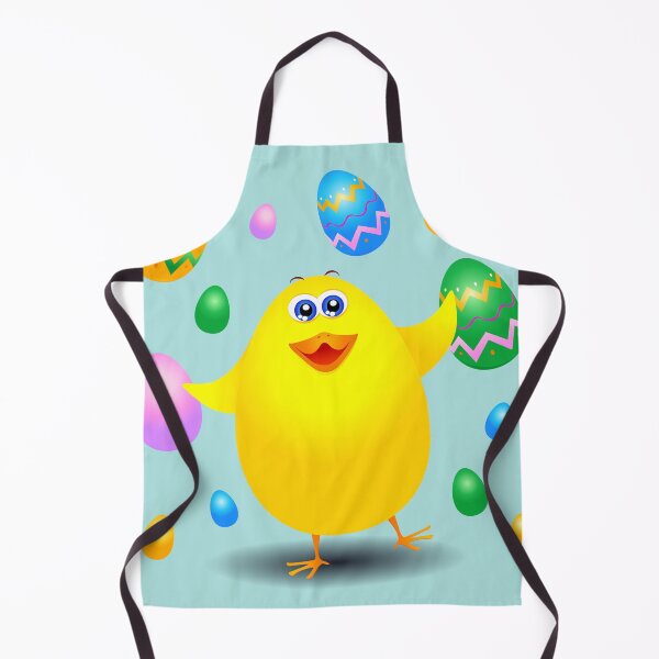 Item preview, Happy chick with Easter eggs designed and sold by LuisaVenturoli.