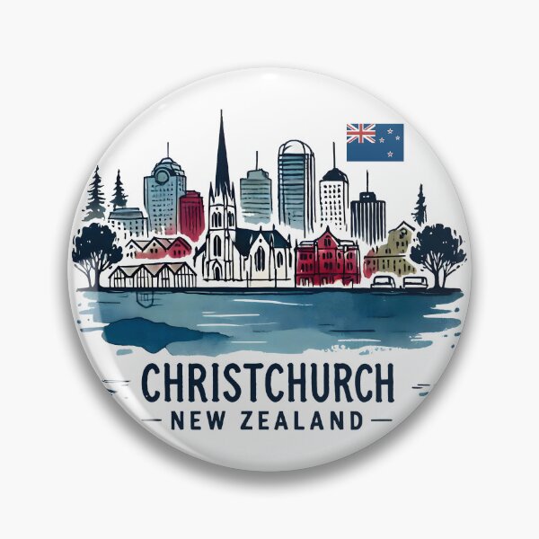 Item preview, Christchurch New Zealand  designed and sold by HowToCanadian.