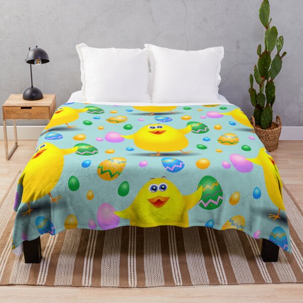 Item preview, Happy chick with Easter eggs designed and sold by LuisaVenturoli.