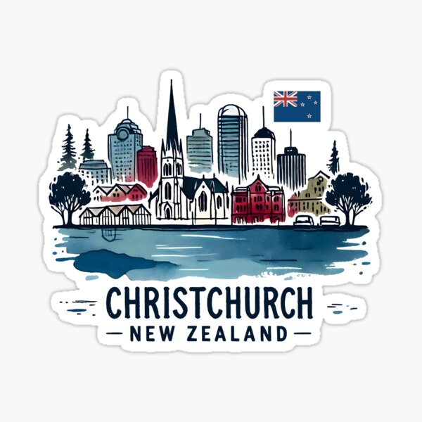 Item preview, Christchurch New Zealand  designed and sold by HowToCanadian.