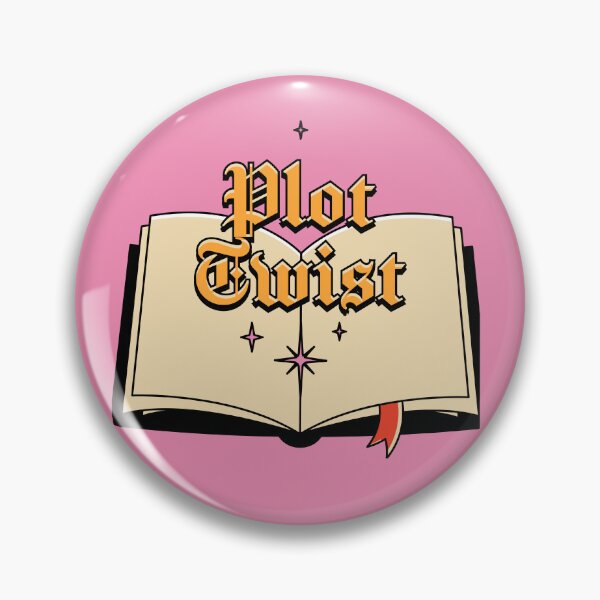 Item preview, Plot Twist Illustrated Bookish Type  designed and sold by Magyarmelcsi Illustration.