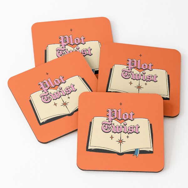 Item preview, Plot Twist Illustrated Bookish Type  designed and sold by Magyarmelcsi Illustration.