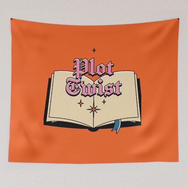 Item preview, Plot Twist Illustrated Bookish Type  designed and sold by Magyarmelcsi Illustration.