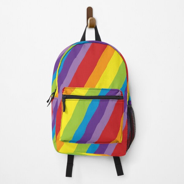 Item preview, Wibbly wobbly diagonal rainbow designed and sold by Inky-Spiration.