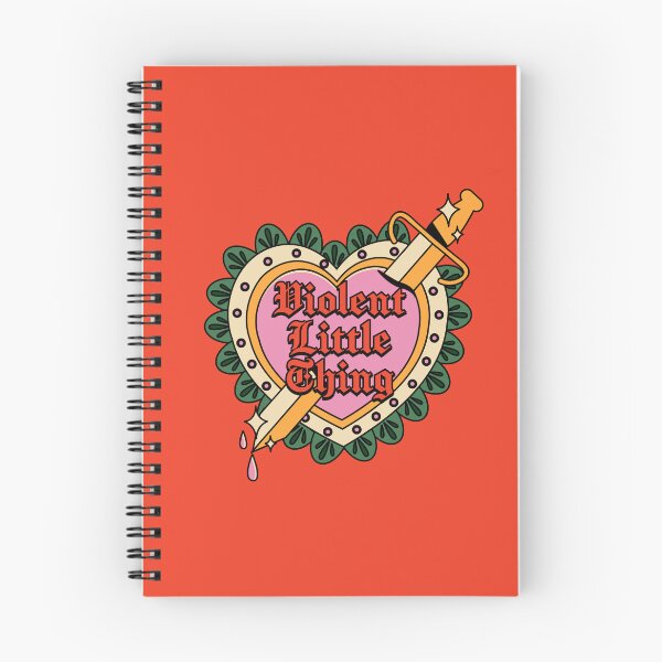Item preview, Violent Little Thing Illustrated Bookish Type  designed and sold by Magyarmelcsi Illustration.