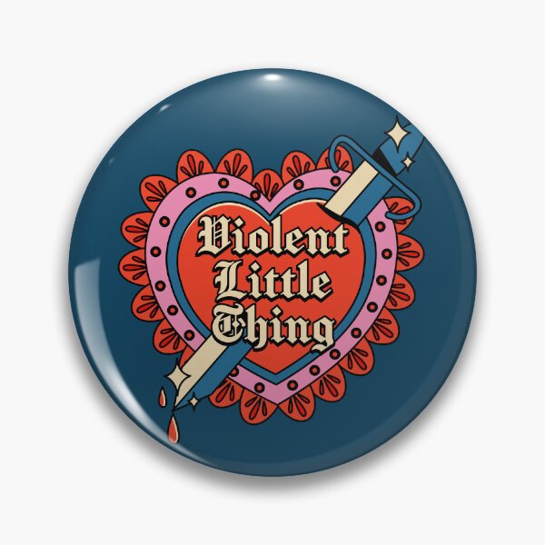 Item preview, Violent Little Thing Illustrated Bookish Type  designed and sold by Magyarmelcsi Illustration.