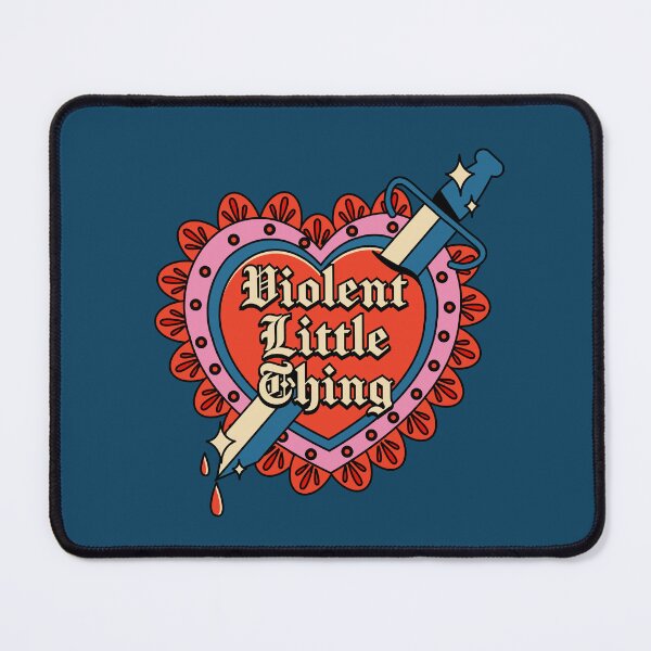 Item preview, Violent Little Thing Illustrated Bookish Type  designed and sold by Magyarmelcsi Illustration.