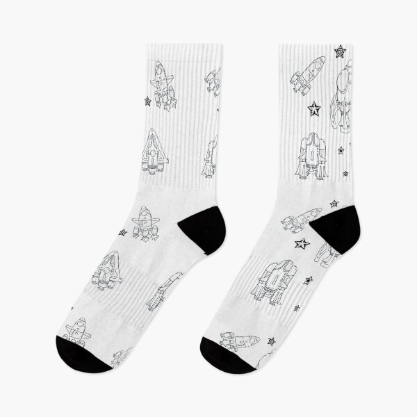 Item preview, Space Rockets and Stars designed and sold by Designovas.