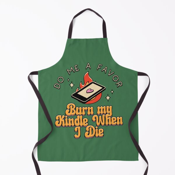 Item preview, Burn My Kindle When I Die Illustrated Bookish Type designed and sold by Magyarmelcsi Illustration.