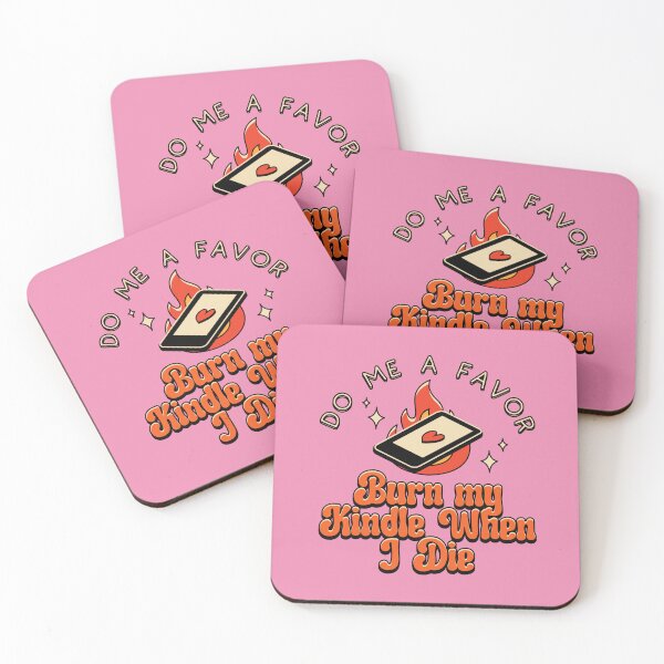 Item preview, Burn My Kindle When I Die Illustrated Bookish Type  designed and sold by Magyarmelcsi Illustration.