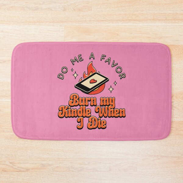 Item preview, Burn My Kindle When I Die Illustrated Bookish Type  designed and sold by Magyarmelcsi Illustration.