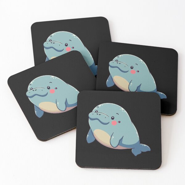 Item preview, Cute Anime Beluga Whale designed and sold by ThreeftlyPicks.