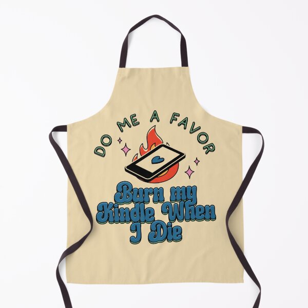Item preview, Burn My Kindle When I Die Illustrated Bookish Type designed and sold by Magyarmelcsi Illustration.