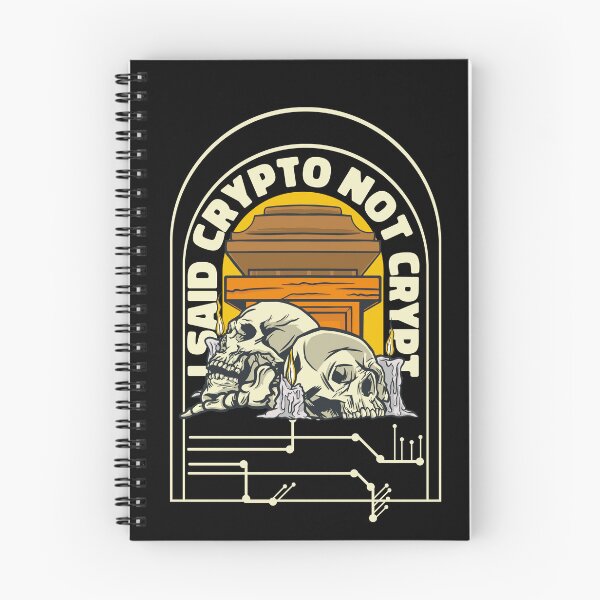 Item preview, Skull and Crypto designed and sold by BesasDesigns.