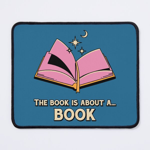 Item preview, The Book is About a... Book Illustrated Bookish Type  designed and sold by Magyarmelcsi Illustration.
