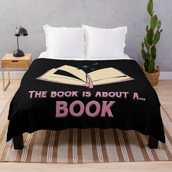 Item preview, The Book is About a... Book Illustrated Bookish Type designed and sold by Magyarmelcsi Illustration.