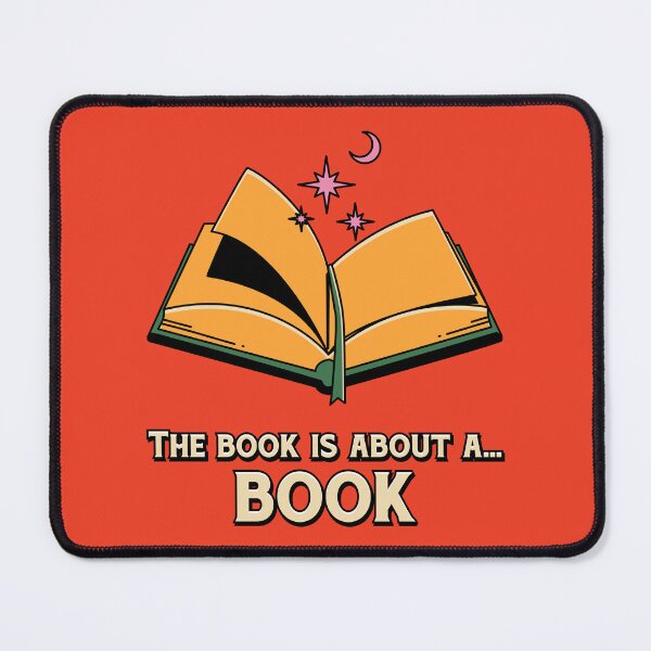 Item preview, The Book is About a... Book Illustrated Bookish Type  designed and sold by Magyarmelcsi Illustration.