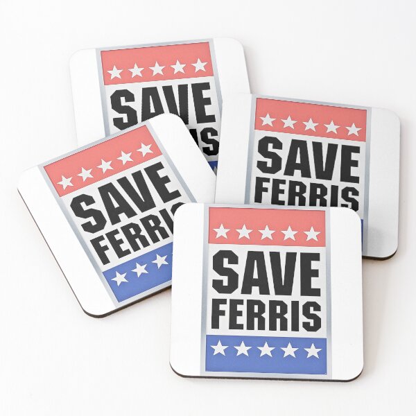 Item preview, "Save Ferris!" - Ferris Bueller's day off - iconic 1980s classic film designed and sold by TheRubberOnion.