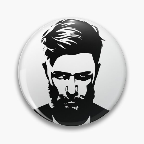 Item preview, Born to Rule - Stencil Art Portrait of a Guy with Beard designed and sold by Vicky021.