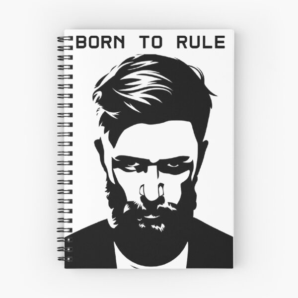 Item preview, Born to Rule - Stencil Art Portrait of a Guy with Beard designed and sold by Vicky021.