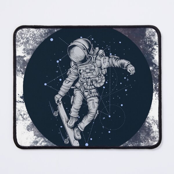 Artikelvorschau, Astronaut fährt Skateboard im Weltraum entworfen und verkauft von MagicInk2000.