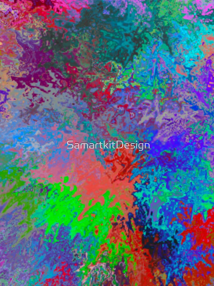 Thumbnail 4 of 4, iPhone Case, Color Explosion Abstract Art designed and sold by SamartkitDesign.