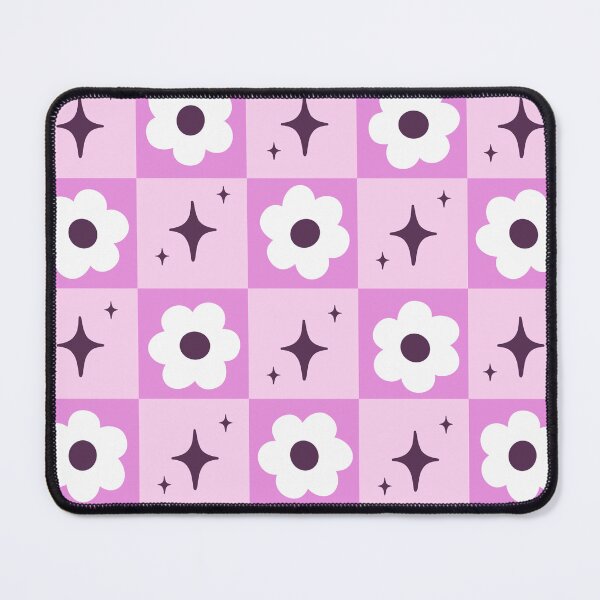 Artikelvorschau, Rosa geometrisches Blumenmuster entworfen und verkauft von pinkyfish1010.