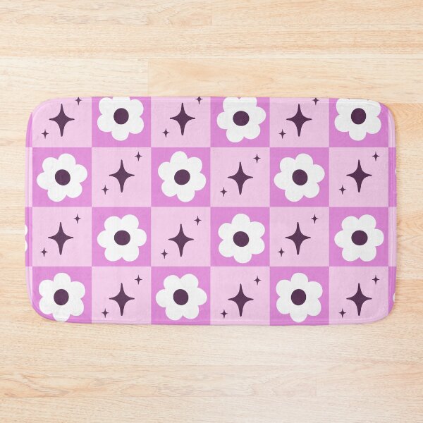 Item preview, Pink geometric floral pattern designed and sold by pinkyfish1010.