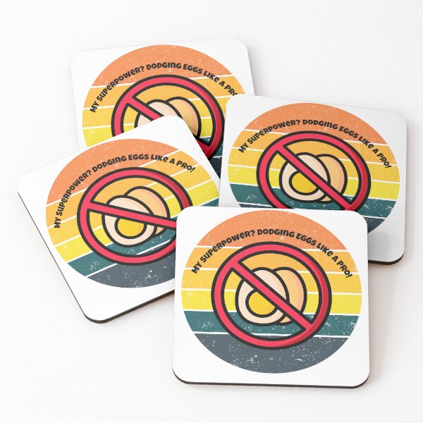 Item preview, My Superpower? Dodging Eggs Like a Pro! egg allergy designed and sold by JakubArtysta.