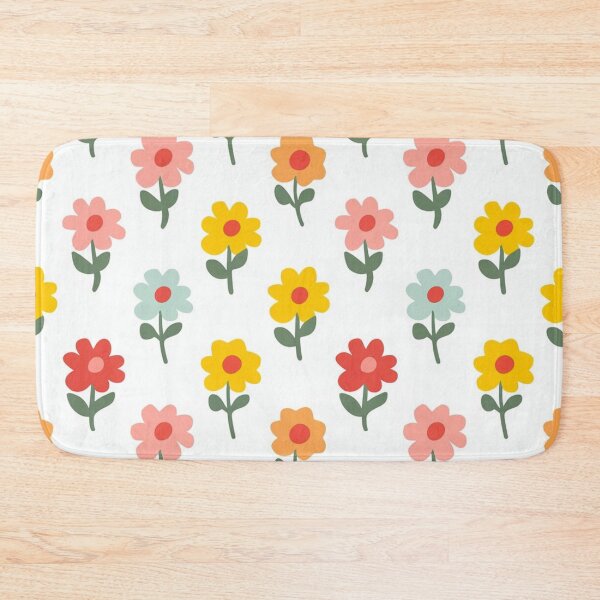 Item preview, Retro Flower Power Pattern designed and sold by Furbulous Faces.