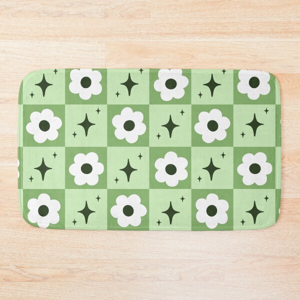 Item preview, Green retro vintage geometric pattern designed and sold by pinkyfish1010.