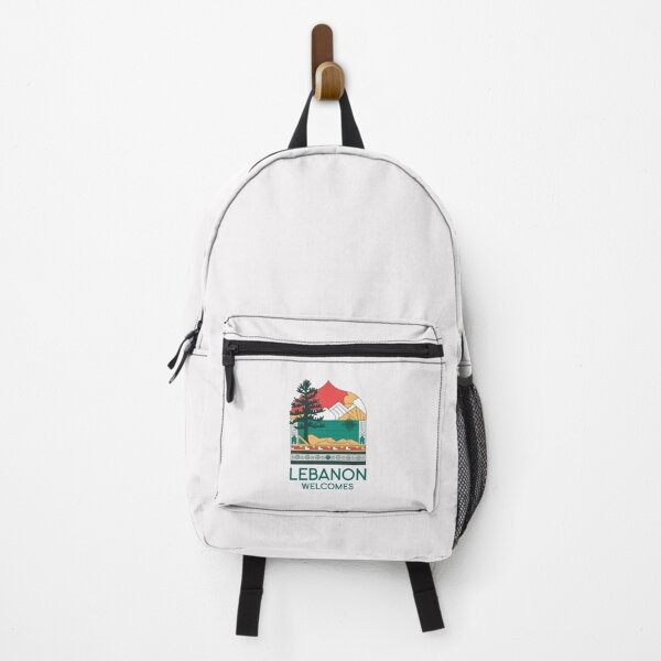 Item preview,  Lebanon Welcomes Flag Map Beirut, Lebanese cedars designed and sold by AnimalsDH305.