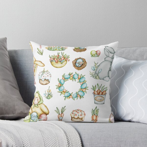 Item preview, clipart set , sticker set of elements Easter bunnies and ducks  designed and sold by NelenaArt.