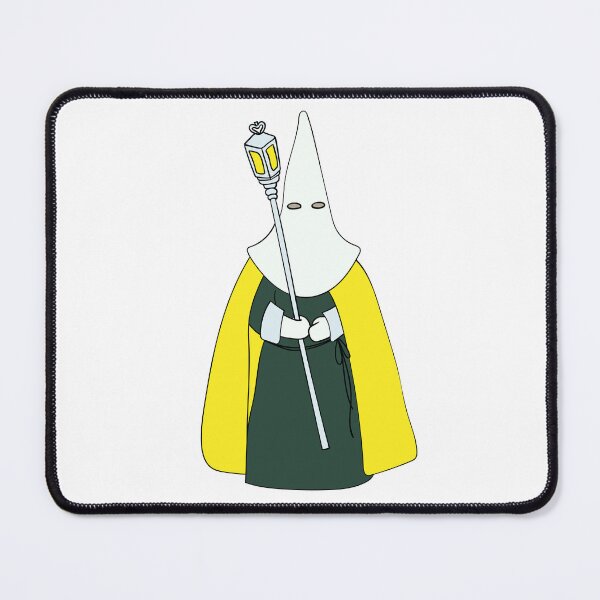 Item preview, Spanish Passion Week's penitent wearing traditional clothes: pointed hat, robe and cape while holding a lamp in his hands. designed and sold by Cartoon Spain.