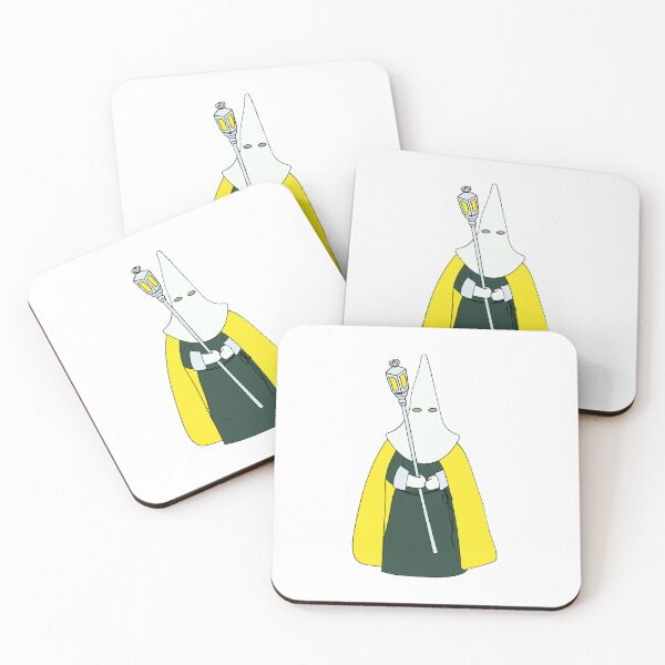 Item preview, Spanish Passion Week's penitent wearing traditional clothes: pointed hat, robe and cape while holding a lamp in his hands. designed and sold by Cartoon Spain.