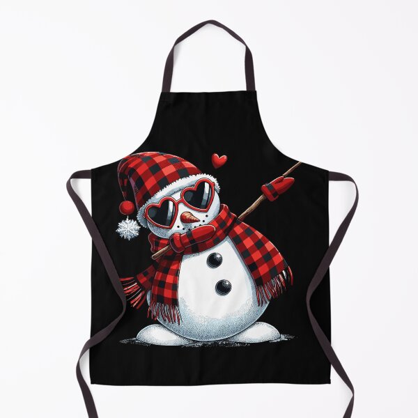 Item preview, Dabbing Dance Snowman Buffalo Plaid Heart Sunglasses designed and sold by Artistoos.