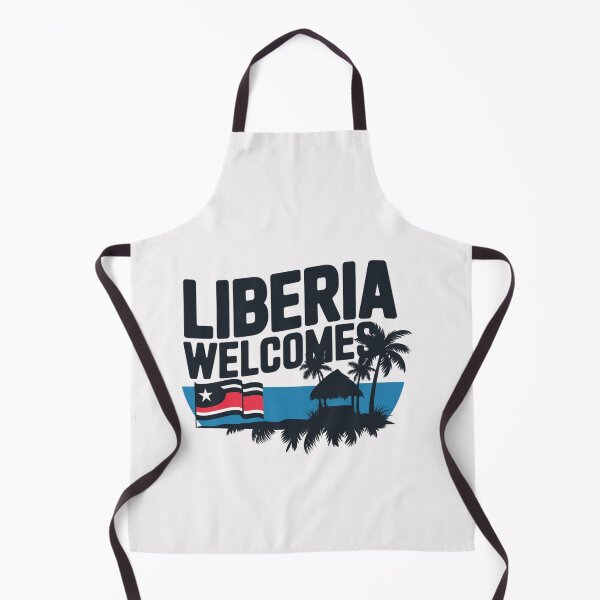 Item preview, Liberia Welcomes Flag Map Monrovia, flags reminiscent designed and sold by AnimalsDH305.