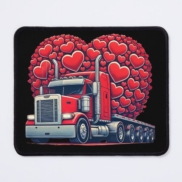 Item preview, Valentines Day Kids Construction Trucks designed and sold by CharismaSklep.