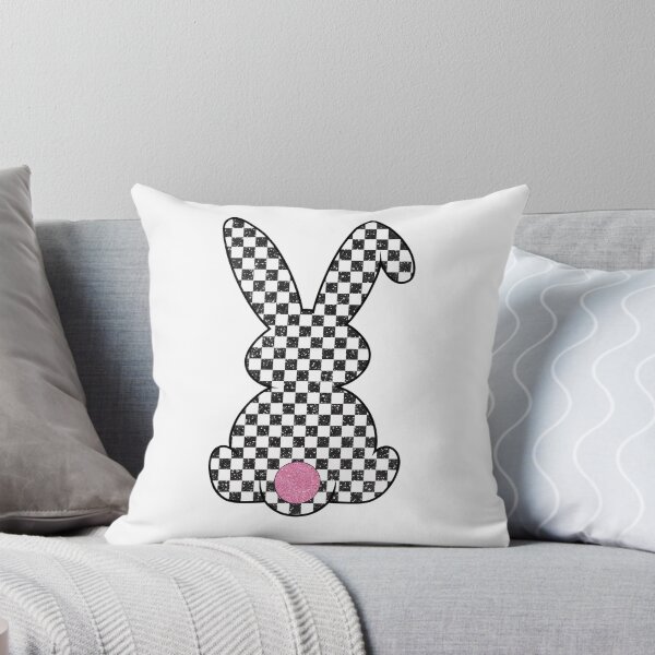 Item preview, checkerboard bunny designed and sold by jkrphoto.