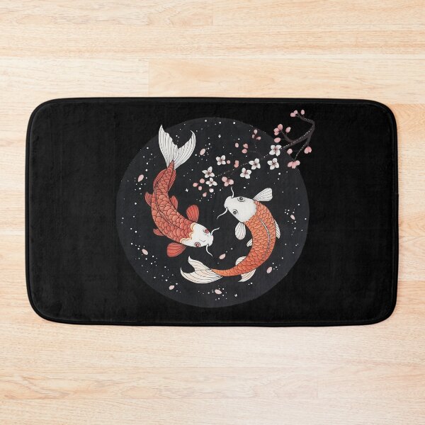 Item preview, Yin & Yang Koi With Cherry Blossom designed and sold by xiao xuans.