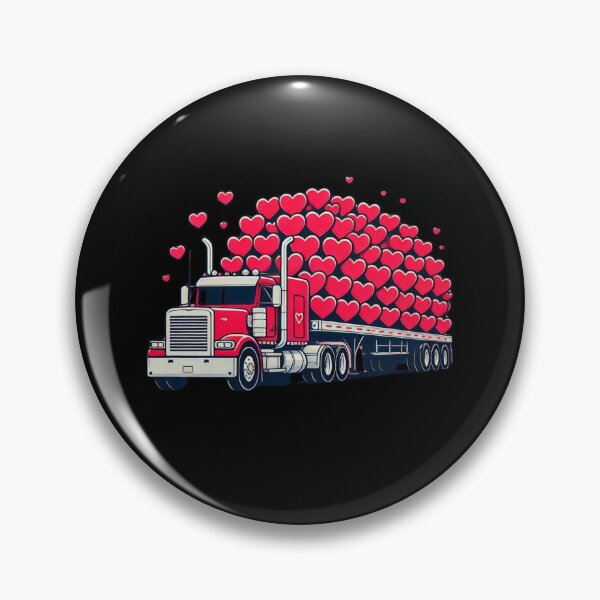Item preview, Valentines Day Kids Construction Trucks designed and sold by CharismaSklep.