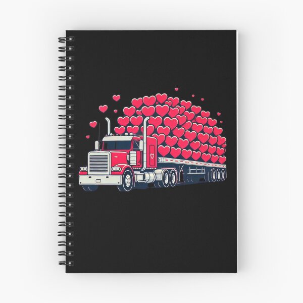 Item preview, Valentines Day Kids Construction Trucks designed and sold by CharismaSklep.