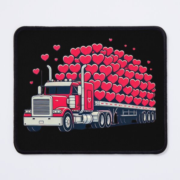 Item preview, Valentines Day Kids Construction Trucks designed and sold by CharismaSklep.