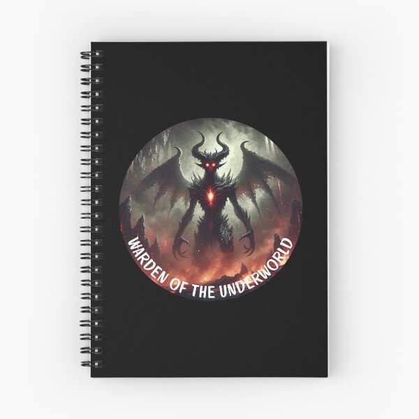 Item preview, Warden of the Underworld Demon Lord Hell's Guardian Infernal Ruler Lord of the Abyss designed and sold by TolgaSal.